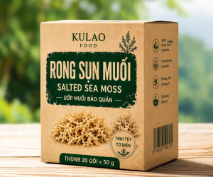 Rong sụn muối hộp giấy 500gr