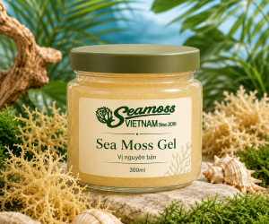 Sea Moss Gel hũ 300gr vị nguyên bản